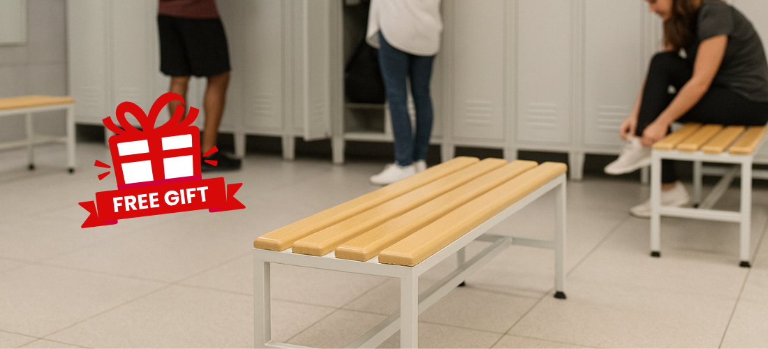 Beim Kauf von 7 KleiderschrÀnken erhalten Sie eine Garderobenbank GRATIS!