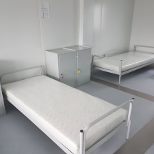 #03 FOLDING BED GREY - Klappbett, Metall