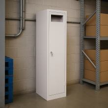 #03 LAUNDRY 1 GREY – Wäschesammelschrank, 1800/500/420 mm