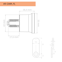 Elektronisches RFID-Chipschloss