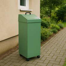 #06 WASTE GREEN – Exterierový odpadový kôš
