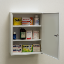 #27 FIRSTAID MINI – Kovová lekárnička s dvomi policami