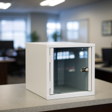 #03 BOX 1 PLEXI - Sicherheitsschränke mit Plexiglastüren, 380/380/380 mm