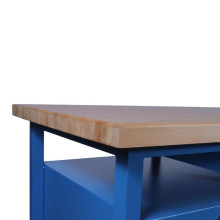 Arbeitstisch mit Schrank und 3 Schubladen, belastbar bis 500 kg