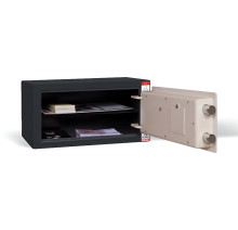 #17 MINISAFE S20 ELECTRO - Mini Sicherheitsschrank schwarz - weiß, 380/200/260 mm