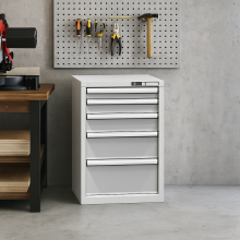 Werkstattcontainer mit 5 Schubladen