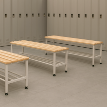 #30 BENCH 1000 SR – Sitzbank mit einer Länge von 1000 mm mit Schuhablage