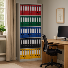 Offener Lagerschrank mit 4 Fachböden, Breite 800 mm