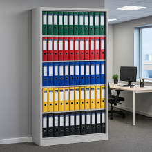 Offener Lagerschrank mit 4 Fachböden, Breite 1000 mm