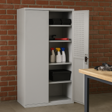 Werkzeugschrank mit hoher Tragfähigkeit, 4 Fachböden