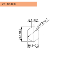 Závorový zámok #11 HDC420X je vhodný na montáž napr. do šatníkovej skrinky.