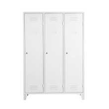 3-türiger Garderobenschrank mit Trennwand (zerlegt)