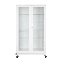 Medikamentenschrank mit 4 Glasböden und Rollen (zerlegt)