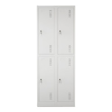 4-türiger Garderobenschrank mit kurzen Türen (zerlegt)