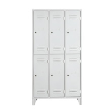 6-türiger Garderobenschrank mit kurzen Türen auf Füßen (zerlegt)