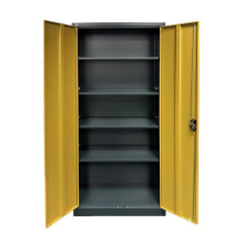 Büroschrank mit Dekor in dunkler Holzoptik (zerlegt)