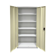 Büroschrank mit heller Holzimitation (demontierbar)