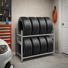 Reifenregal 1100 × 1210 × 430 mm – Abbildung dient nur zur Illustration