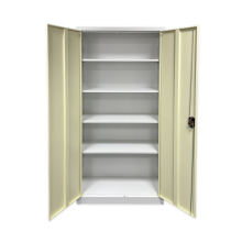 Büroschrank für Dokumente mit heller Holzoptik