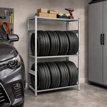 Reifenregal 2000×1210×430 mm, 1 Ablageboden