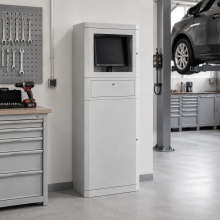 Computerschrank zum Schutz in Werkstätten und Lagern