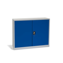 Niedriger Büroschrank für Dokumente, 1200 mm breit, mit 2 Fachböden