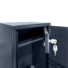 Schrank für 6 Waffen, mit dem Schlüssel verschließbar, 1500/340/260 mm