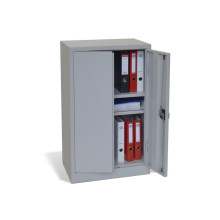 Universeller Metallschrank, 600 mm breit, mit 2 Fachböden (zerlegt)
