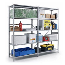 Csavarmentes fém polcos állvány 980×400 mm polcokkal – bővítőmodul
