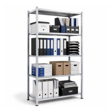 Csavarmentes fém polcos állvány 980×400 mm polcokkal – alapmodul