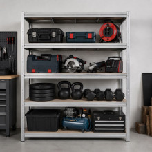 Regalset mit 4 HDF-Regalböden mit hoher Tragfähigkeit