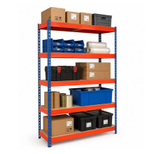 Regalset mit 5 HDF-Regalböden im Industriedesign