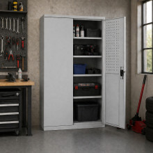 Werkzeugschrank mit hoher Tragfähigkeit, 4 Fachböden