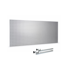 Lochwand für Werkbänke inklusive Verbindungshalterungen, 1500 mm
