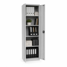 Universeller Metallschrank, 600 mm breit, mit 4 Fachböden (zerlegt)