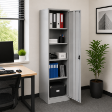 Büroschrank für Dokumente, 4 Fachböden, 1-türig