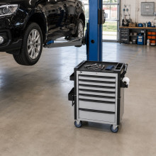 Mobiler Werkstattwagen mit 7 Schubladen