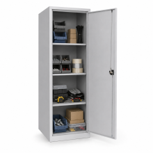 Universeller Metallschrank, 600 mm breit, mit 4 Fachböden (zerlegt)