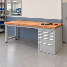 Werkbank mit 4 Schubladen, 2000 mm
