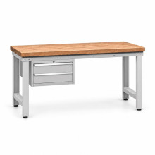 Werkbank mit 2 Hängeschubladen, 1500 mm