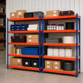 Regalset mit 5 HDF-Regalböden im Industriedesign