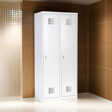 #02 MAXI 2 - 2-türiger Kleiderschrank mit Trennwand, 1800/800/500 mm