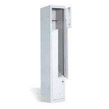 #03 CIK-CAK MINI 2 - 2 -türiger  Garderobenschrank mit Z- Türen, Spind mit Z- Türen, 1800/300/500 mm