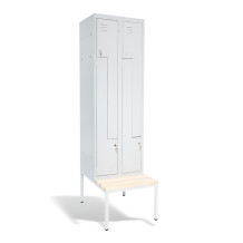 #03 CIK-CAK MINI 4 - 4 -türiger  Garderobenschrank mit Z- Türen, Spind mit Z- Türen, 1800/600/500 mm