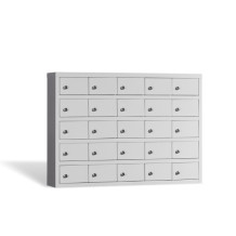 #26 BOXES 5/25 ECONOMY - Schließfachschrank für Wertsachen mit 25 Fächer, 720 x 1000 x 200