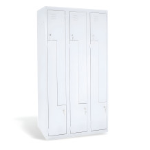 #03 CIK-CAK MINI 6 - 6-türiger Kleiderschrank mit Z-Türen (Z-Spinde), 1800/900/500 mm