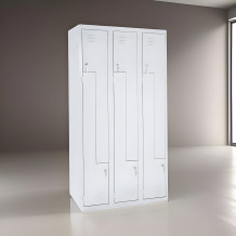 6-türiger Kleiderschrank mit Z-Türen, 350 mm