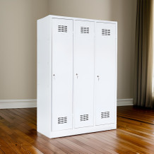 #03 MAXI 3 -  3-türiger Kleiderschrank mit Trennwand, 1800/1200/500 mm
