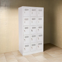 #03 BOXES 15 - Schließfachschrank mit 15 kleinen Fächern