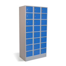 #03 BOXES 24 BLUE – Box mit 24 Fächern zur Aufbewahrung von Wertgegenständen, 1850/900/500 mm